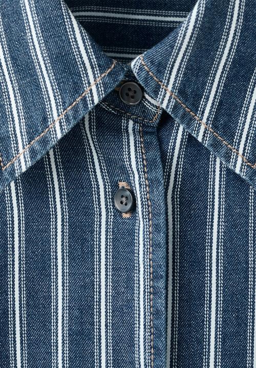 MANGO - Shirt juno - medium blue
