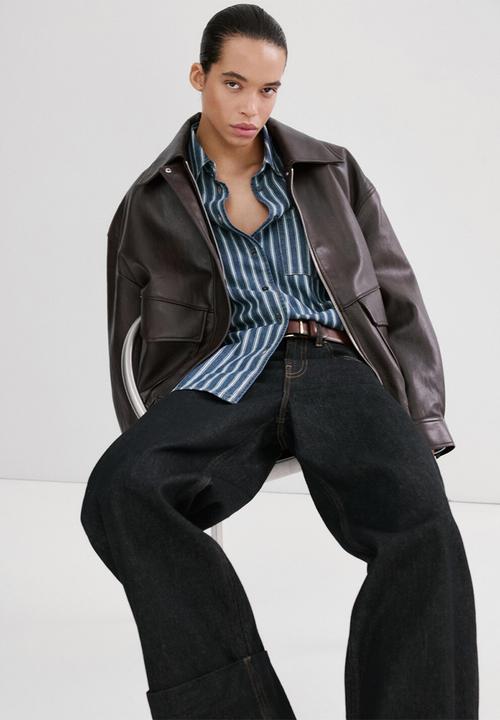 MANGO - Shirt juno - medium blue
