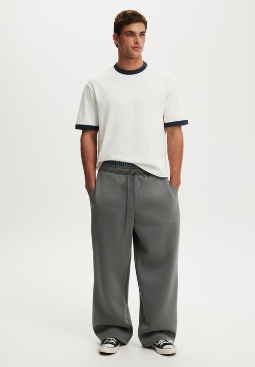 Super Baggy Track Pant - Slate Stone / Waistband
