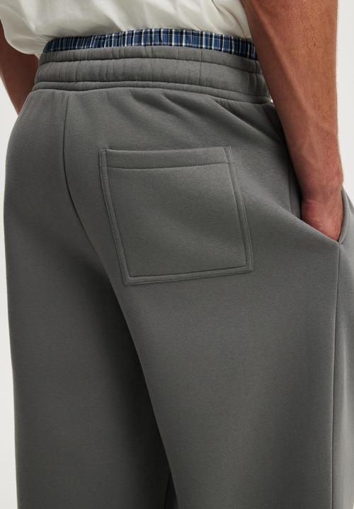 Cotton On - Super Baggy Track Pant - Slate Stone/Waistband