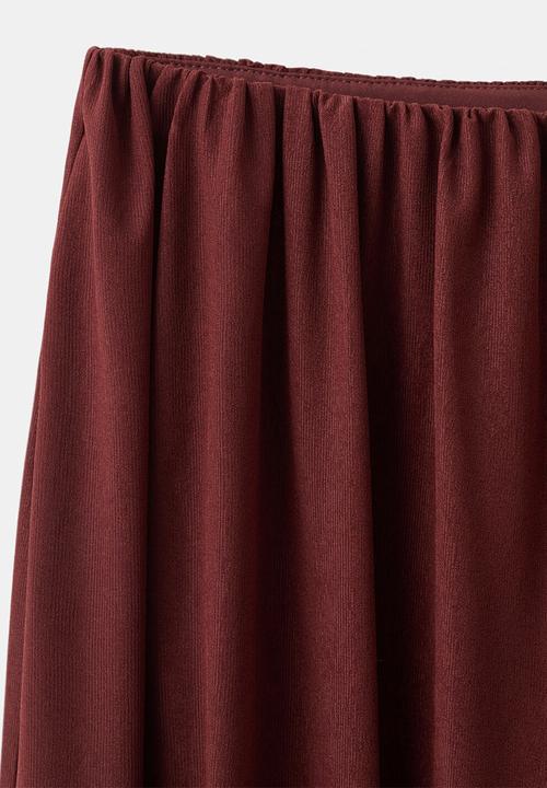 MANGO - Trousers corini - rust/copper