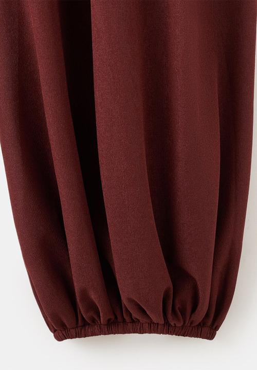 MANGO - Trousers corini - rust/copper