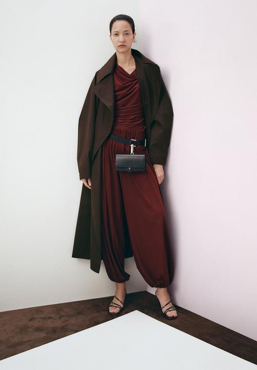 MANGO - Trousers corini - rust/copper