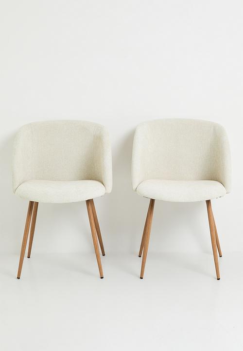 Addie Dining Chair Set Of 2 - Natural