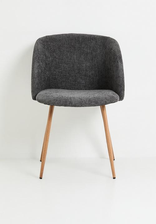 Sixth Floor - Addie Dining Chair Set Of 2 - Charcoal