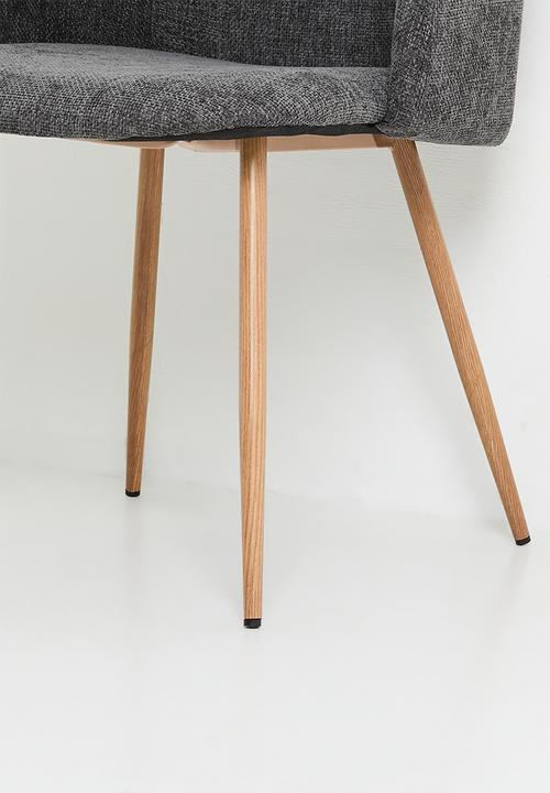 Sixth Floor - Addie Dining Chair Set Of 2 - Charcoal