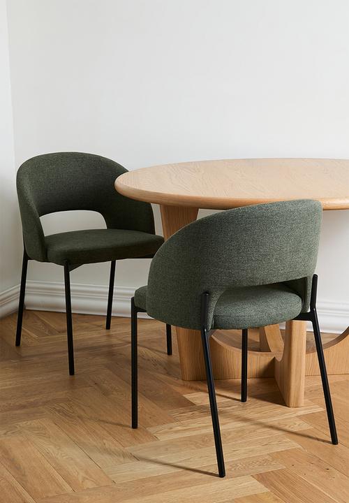 Sixth Floor - Toke Dining Chair Set Of 2 - Olive