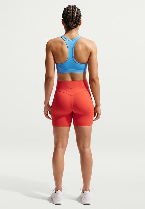 Nike - W Nk Swsh Med Spt Bra - University Blue/University Blue/White