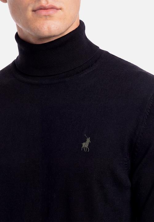 POLO - Bradley Roll Neck Ls Knitwear  - Black