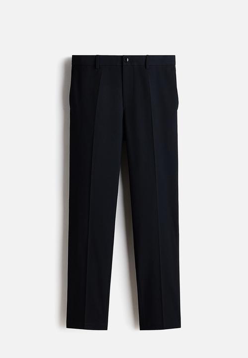 H&M - Slim fit tailored trousers - dark blue