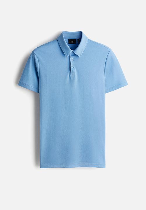 H&M - Coolmax® slim fit polo shirt - blue