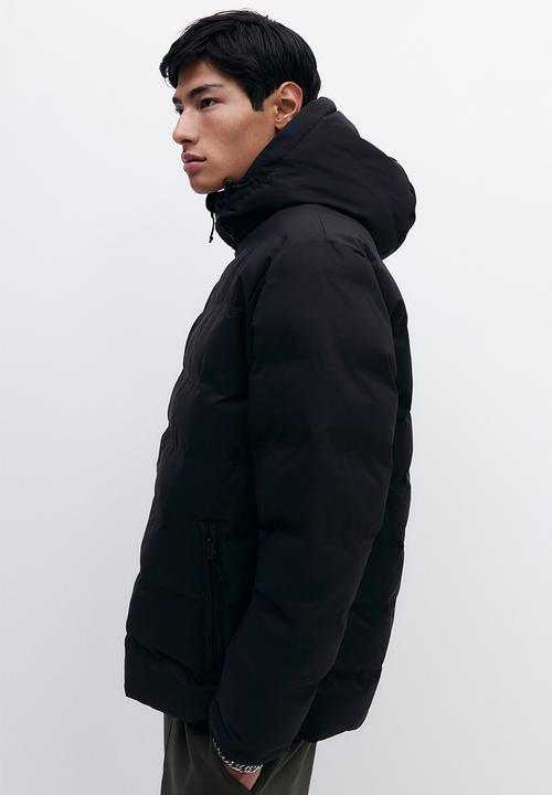 H&M - Regular fit water-repellent puffer jacket - black