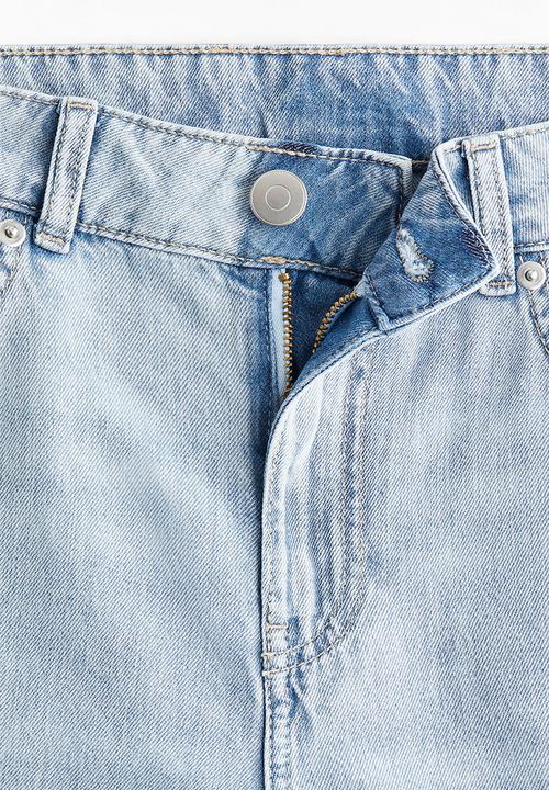 H&M - Wide regular jeans - light denim blue