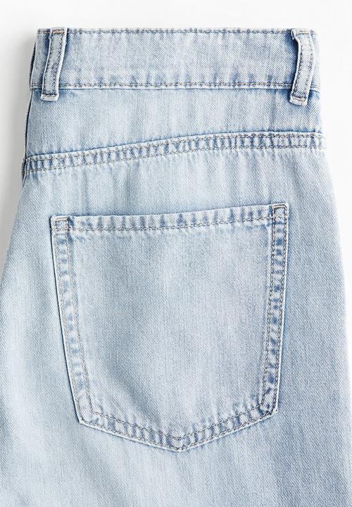 H&M - Wide regular jeans - light denim blue