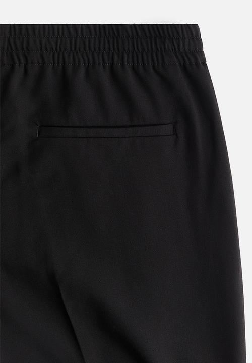 H&M - Relaxed fit trousers - black