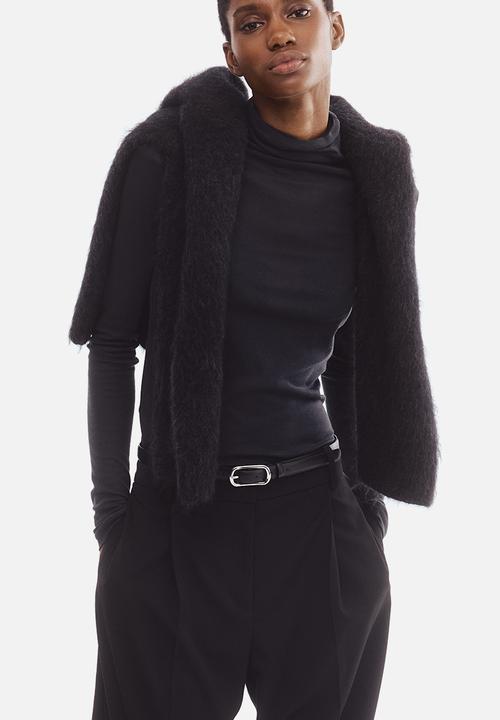 H&M - Tailored trousers - black