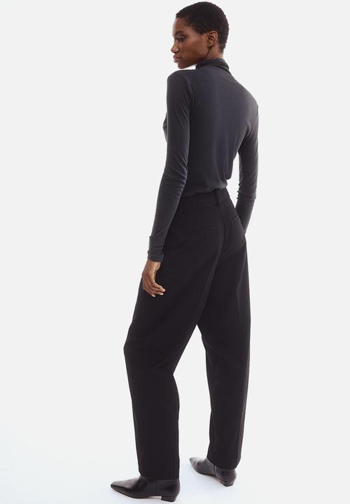 H&M - Tailored trousers - black
