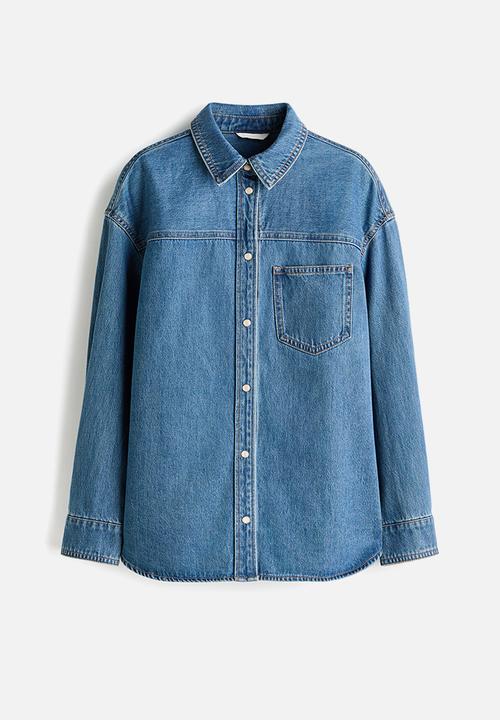 H&M - Denim shirt - denim blue