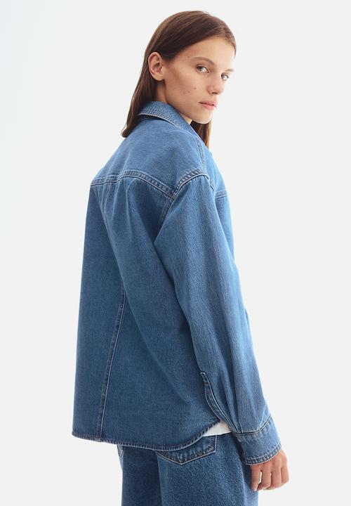 H&M - Denim shirt - denim blue