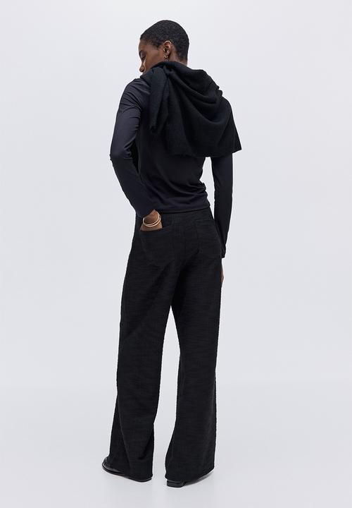 H&M - Boucle trousers - black