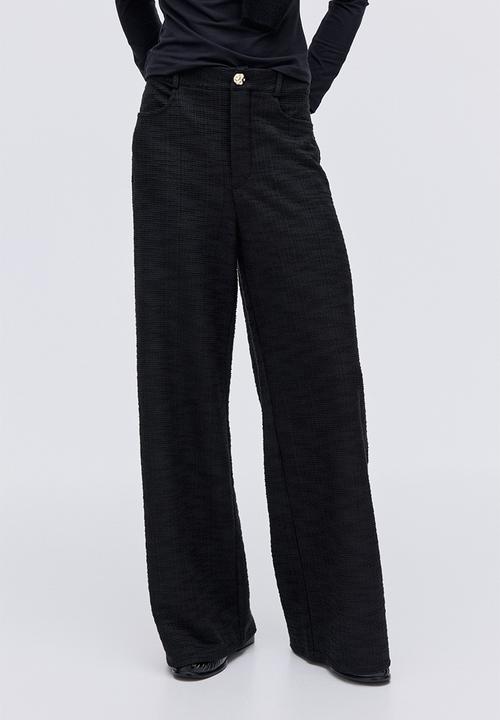 H&M - Boucle trousers - black