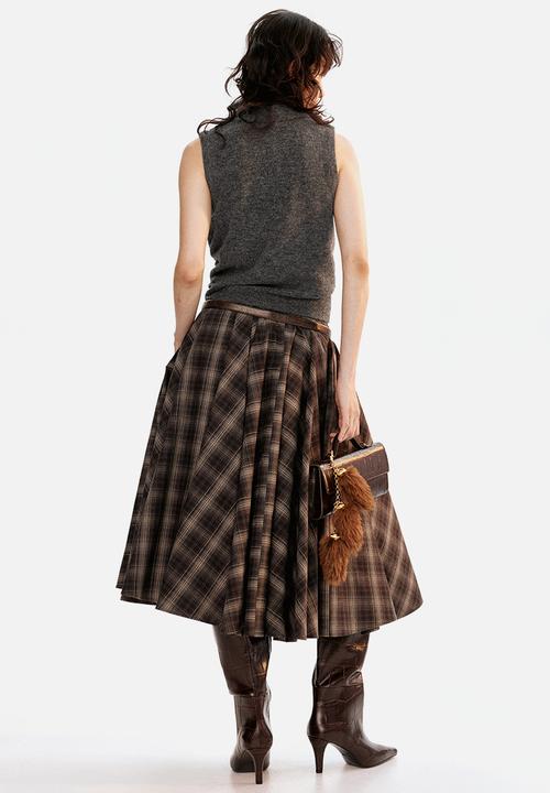 H&M - Collared sweater vest - dark grey marl
