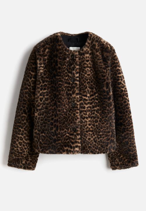 H&M - Jacket - beige/leopard print