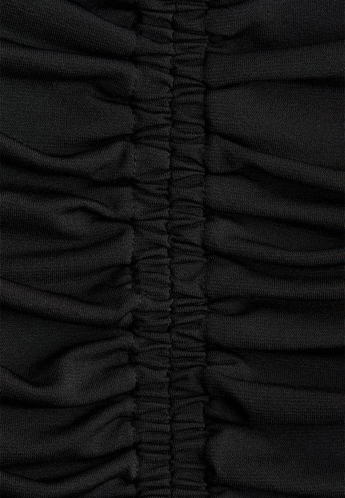 H&M - Cut-out jersey top - black
