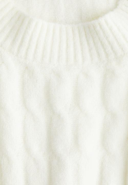 H&M - Cable-knit jumper - white