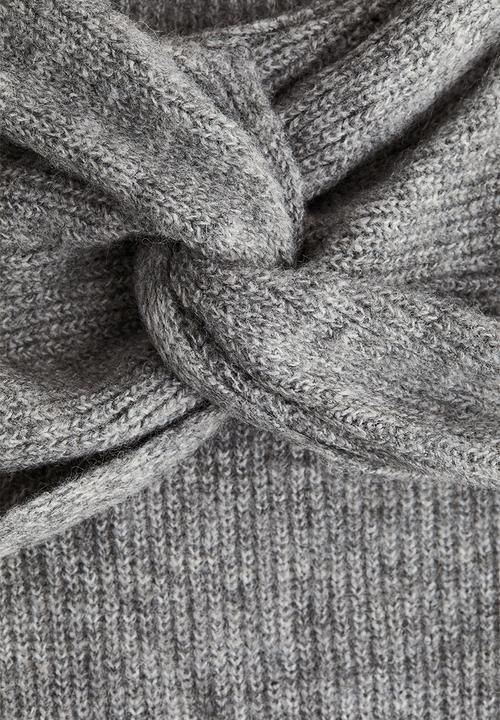 H&M - Off-the-shoulder jumper - grey marl