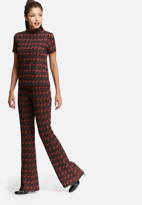 Glamorous - Chevron printed top