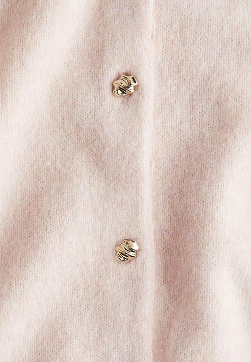 H&M - Fine-knit cardigan - powder pink