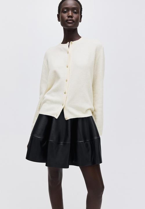 H&M - Fine-knit cardigan - cream