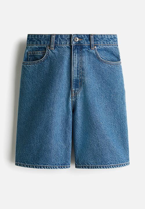 H&M - Denim bermuda shorts - denim blue