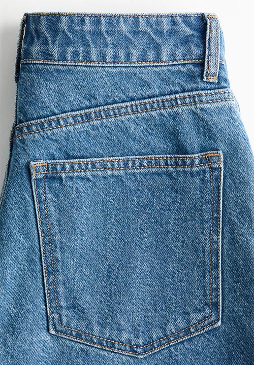 H&M - Denim bermuda shorts - denim blue