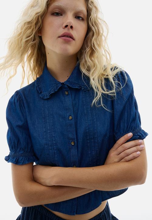H&M - Denim blouse - denim blue