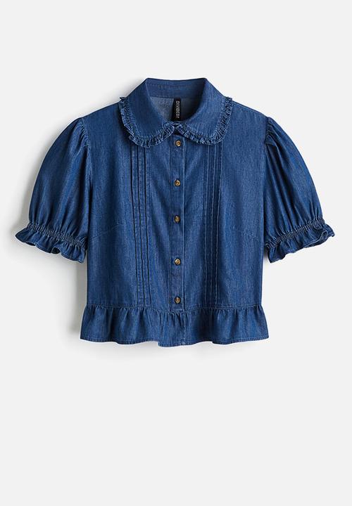 H&M - Denim blouse - denim blue