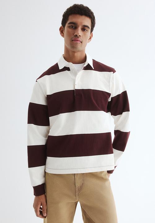 BELVET Striped Rugby Shirt 即完品 Striped Rugby Shirt – BELVET