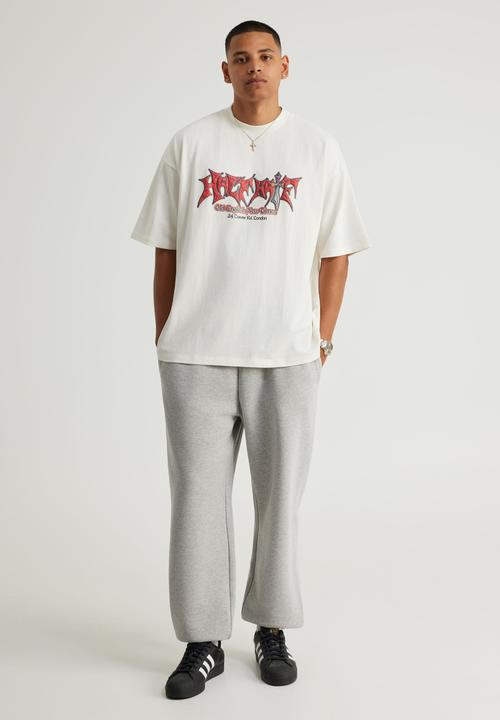 Factorie - Baggy Cuffed Trackpant - Grey Marle