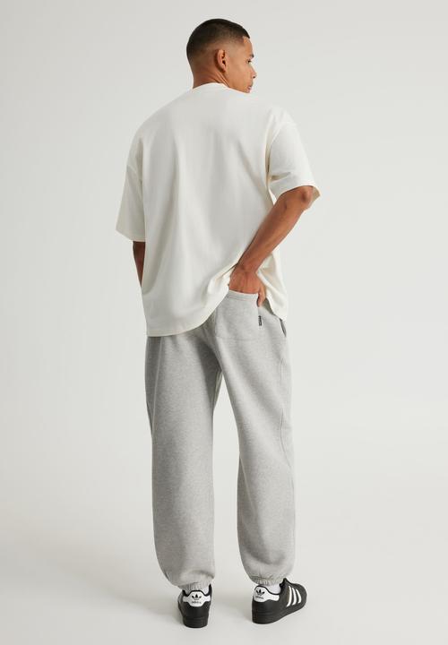Factorie - Baggy Cuffed Trackpant - Grey Marle