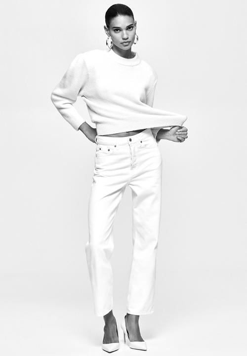 H&M - Shoulder-pad jumper - ivory