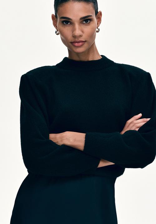H&M - Shoulder-pad jumper - black