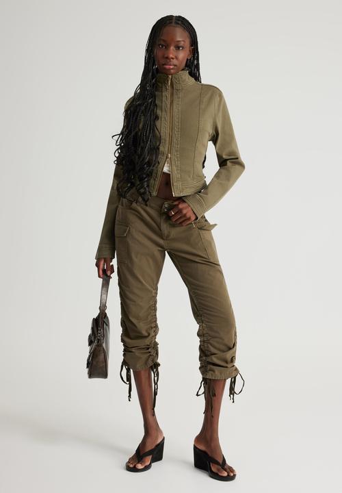 Factorie - Gwen 3/4 Pants - Burnout Olive