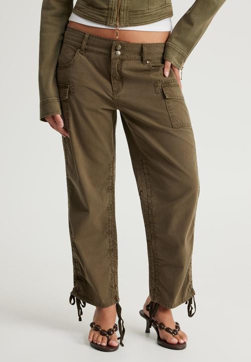 Factorie - Gwen 3/4 Pants - Burnout Olive
