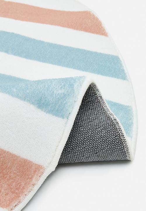 Pop Candy - Striped round rug - multi