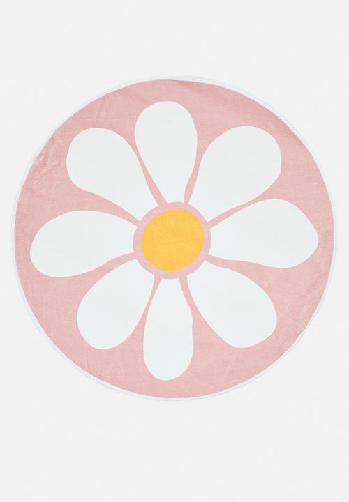 Pop Candy - Daisy round rug - pink