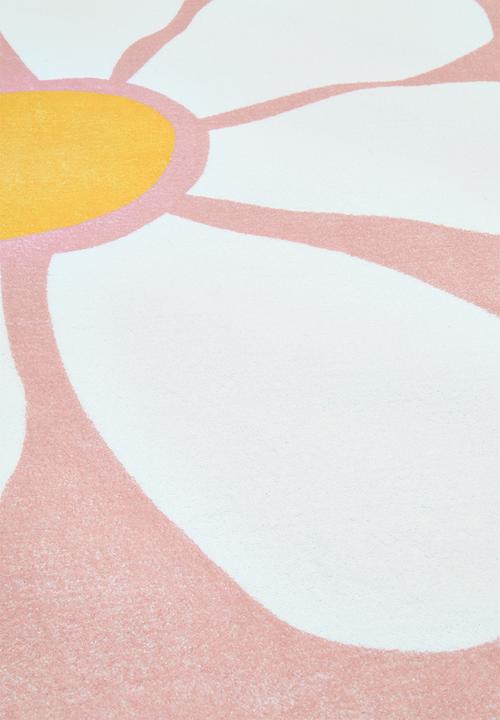 Pop Candy - Daisy round rug - pink