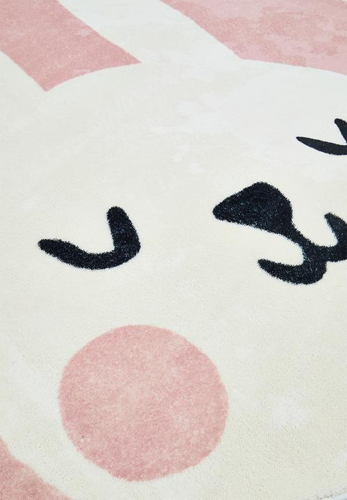 Pop Candy - Bunny rug - pink