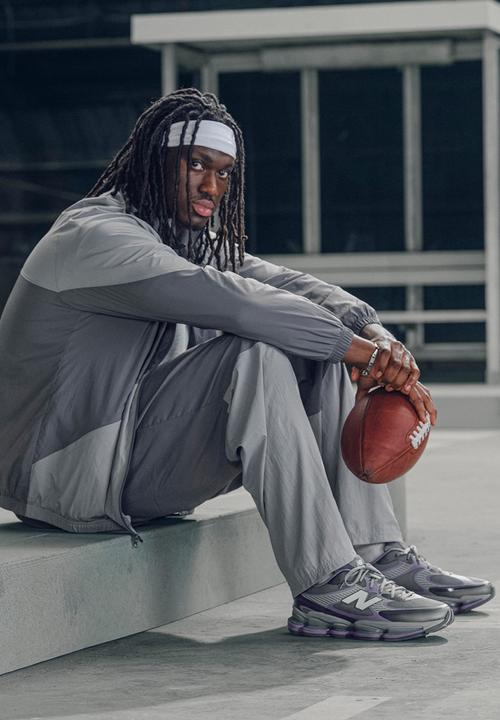 New Balance  - NB Athletics Sport Legacy Jacket - Grey