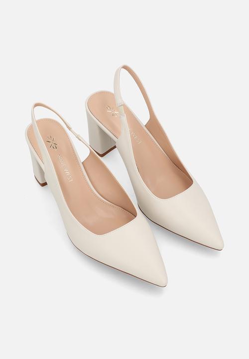 Nine West - Hampton square heel - beige